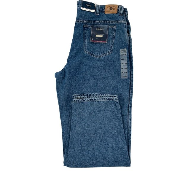 Harbor Bay Other - New Harbor Bay HOB Mens Loose Fit Denim Blue Jeans
